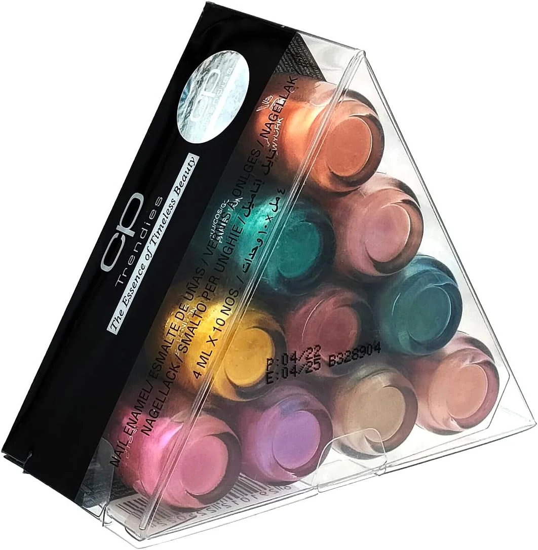 سی پی ترندیز - ست لاک ناخن 10 عددی - دوتایی های رنگی (بسته شماره 5) - روکش براق، ماندگاری طولانی، درخشش بالا و لاک ناخن خشک شونده سریع برای زنان/دختران سی پی ترندیز - ست لاک ناخن 10 عددی - دوتایی های رنگی (بسته شماره 5) - روکش براق، ماندگاری طولانی، درخشش بالا و لاک ناخن خشک شونده سریع برای زنان/دختران