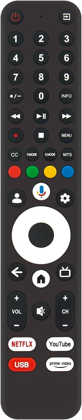 ریموت کنترل صوتی جایگزین سازگار با تلویزیون هوشمند Tutu TSG24 TSG43 TSG32