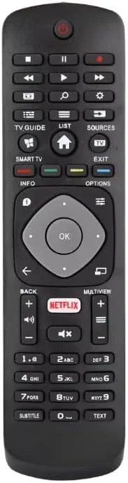 کنترل از راه دور جهانی LED HDTV جایگزین برای فیلیپس نتفلیکس