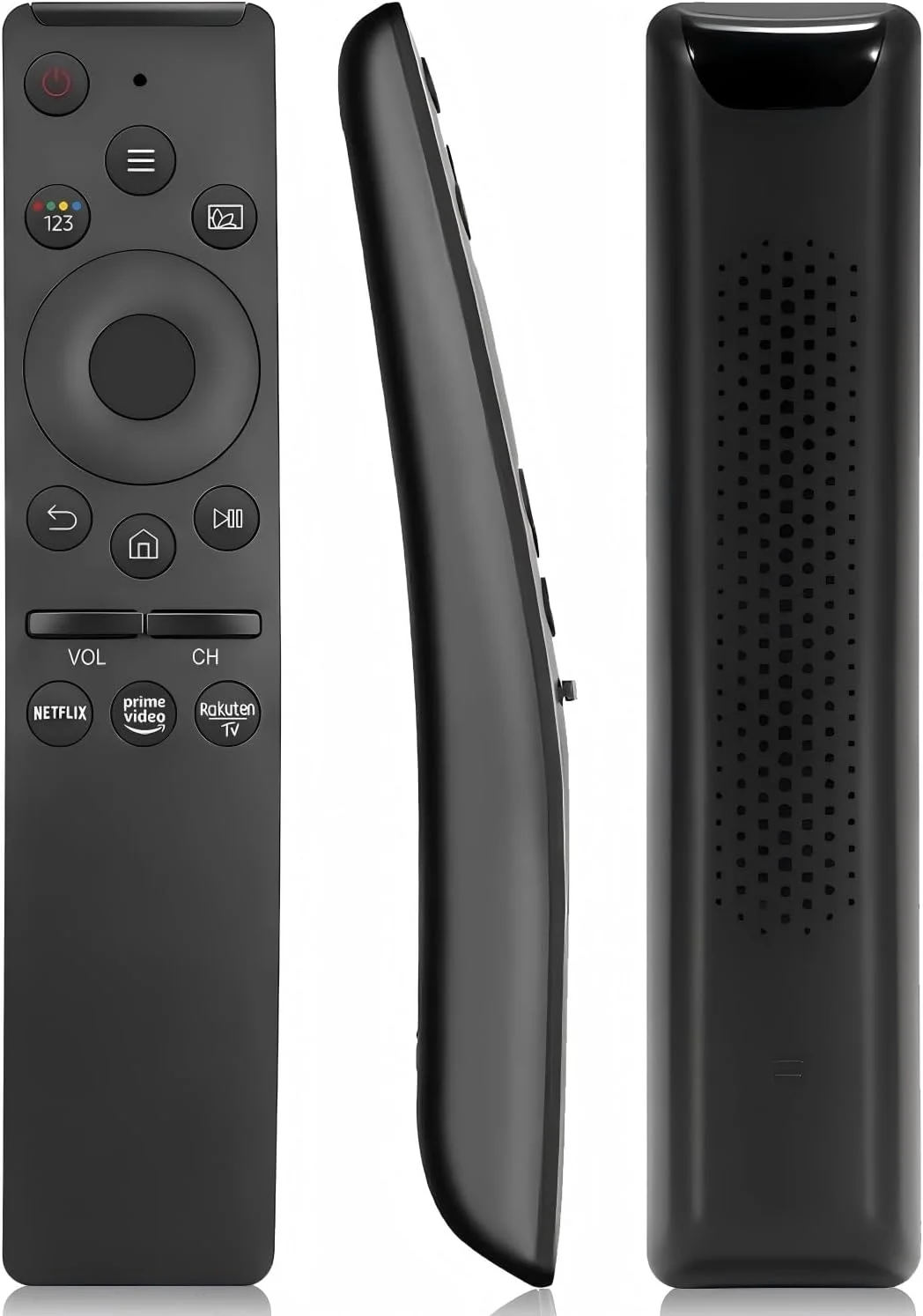 ریموت کنترل جایگزین جدید برای تلویزیون سامسونگ، ریموت کنترل با دکمه های اختصاصی برای نتفلیکس، پرایم ویدیو و غیره - سازگار با تلویزیون های 4K UHD خمیده QLED و سایر مدل ها