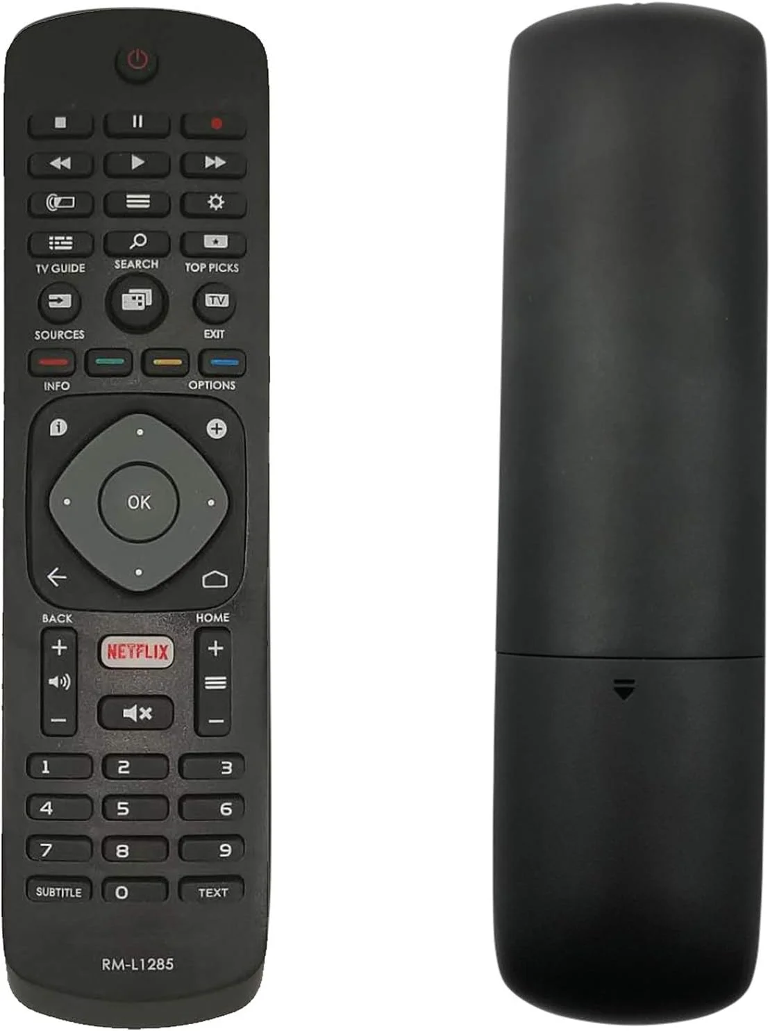 ریموت کنترل جایگزین جدید با دکمه های نتفلیکس مناسب برای تلویزیون هوشمند فیلیپس، بدون نیاز به تنظیمات، ریموت کنترل جهانی فیلیپس مدل های 50PFL5601/F7 65PFL5602/F7 55PFL5602/F7 50PFL5602/F7 43PFL5602/F7