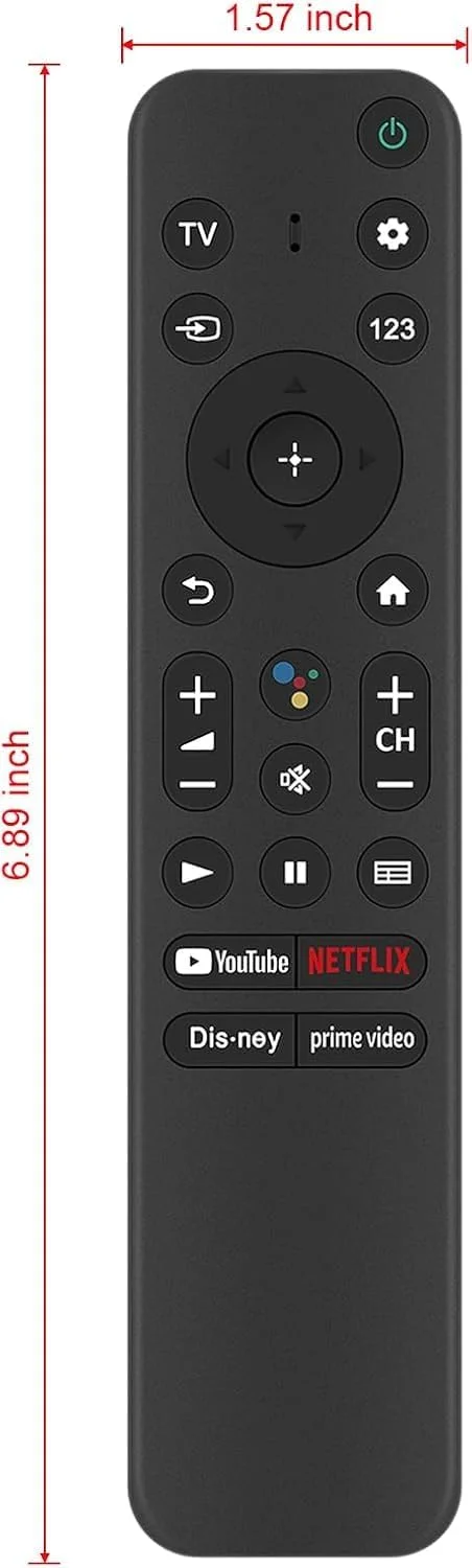 ریموت کنترل جایگزین برای تلویزیون های سونی - سازگار با مدل های تلویزیون هوشمند LED LCD سونی براویا - ریموت مادون قرمز - بدون نیاز به تنظیم