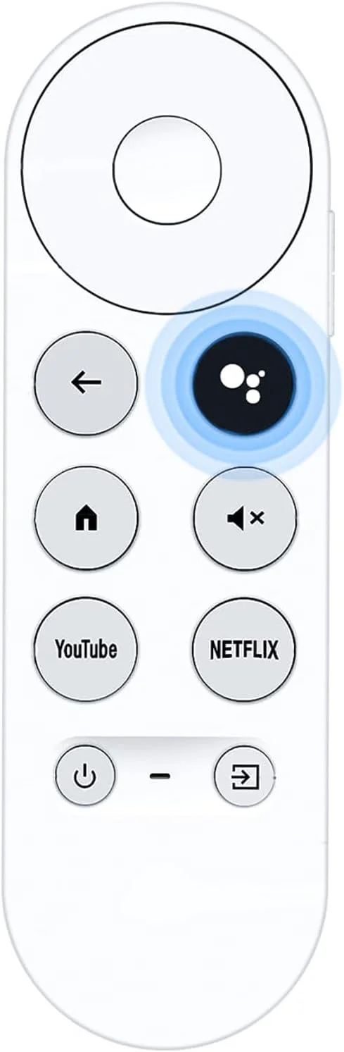 ریموت کنترل جایگزین برای Google Chromecast 4k Snow TV، ریموت کنترل برای Google TV HD/4K، GA01919-US GA01920-US (فقط ریموت کنترل) (برای ریموت Google Chromecast)