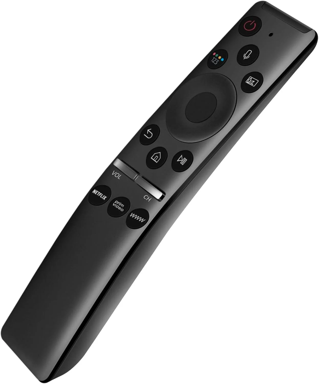 ریموت کنترل صوتی جایگزین برای تلویزیون سامسونگ، سازگار با تمام تلویزیون های سامسونگ دارای عملکرد صوتی، تلویزیون های هوشمند خمیده، فریم دار، QLED، LED، LCD، 8K و 4K ریموت کنترل صوتی جایگزین برای تلویزیون سامسونگ، سازگار با تمام تلویزیون های سامسونگ دارای عملکرد صوتی، تلویزیون های هوشمند خمیده، فریم دار، QLED، LED، LCD، 8K و 4K