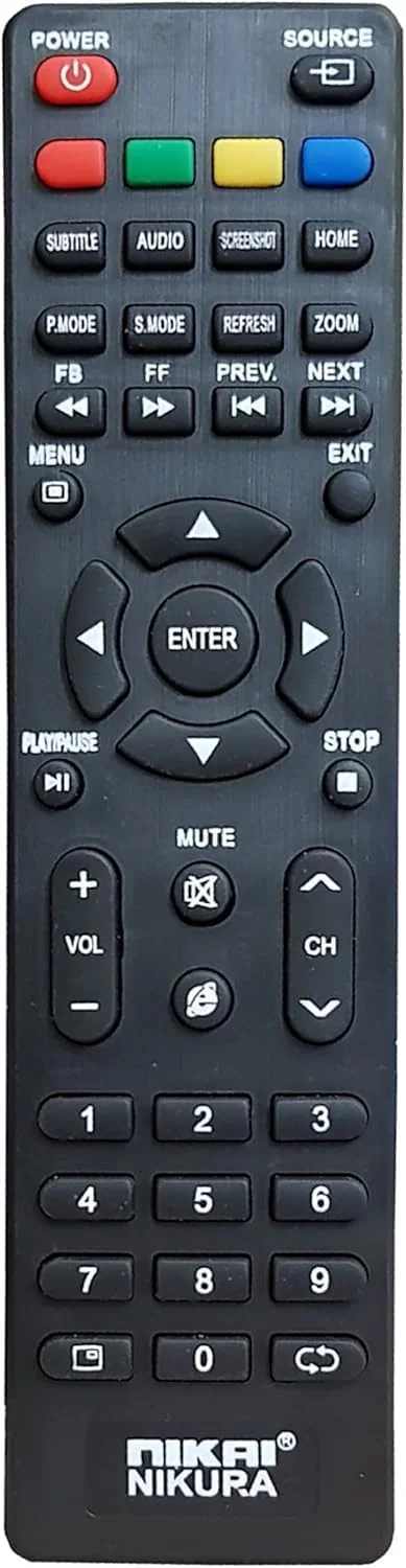 ریموت کنترل جایگزین سازگار با تلویزیون های هوشمند ال سی دی و ال ای دی آیکون، نیکای و جیپاس