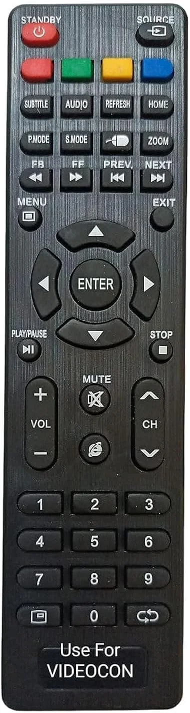 ریموت کنترل جایگزین سازگار با تلویزیون های هوشمند ال سی دی و ال ای دی VIDEOCON