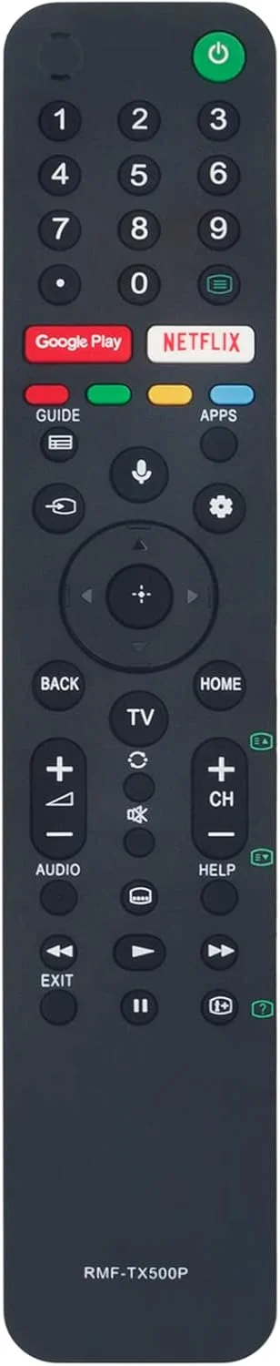 ریموت کنترل صوتی جایگزین Allimity RMFTX500P مناسب برای تلویزیون های ال ای دی سونی براویا مدل های KD-75X9500H KD-75X9000H KD-85X9000H KD-55X9000H KD-65X9000H KD-43X7500H KD-49X7500H KD-55X7500H KD-65X7500H KD-55X8577G