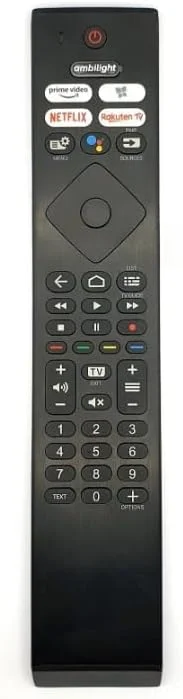 ریموت کنترل جایگزین با کنترل صوتی برای تلویزیون، LCD سازگار با PHILIPS RC4284502/01RP.