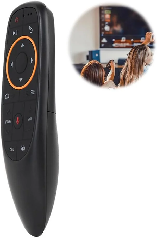 ریموت کنترل جایگزین، ریموت جهانی 2.4G بی سیم Azonee برای اندروید تی وی باکس، تلویزیون هوشمند (دارای پورت USB و حالت شبکه)، کامپیوتر، پروژکتور، کنترل صدا، ایر ماوس