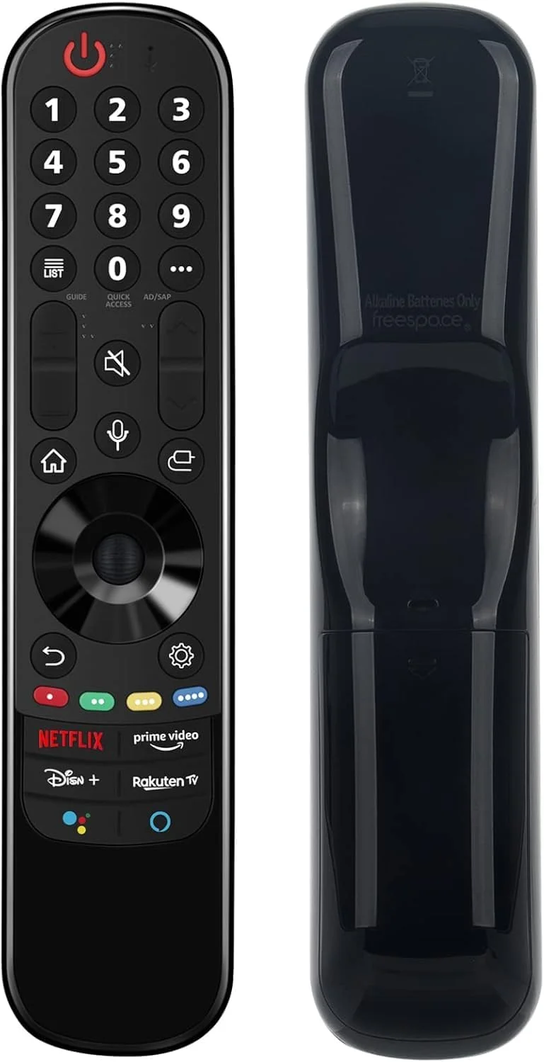 ریموت کنترل سازگار با مدل های LG MR20GA، MR21GA، MR22GA – بدون عملکرد صوتی یا نشانگر – جایگزین ریموت کنترل تلویزیون