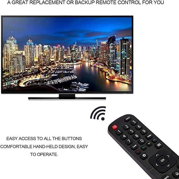 ریموت کنترل HCE برای تلویزیون هایسنس مدل EN2B27 RC3394402 / 01 3139 238 29621 EN2B27