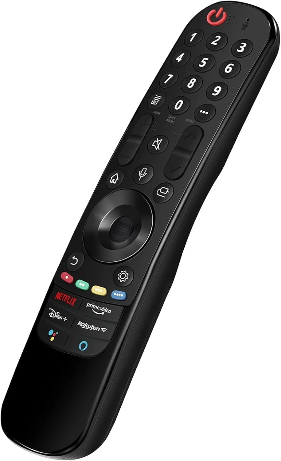 ریموت کنترل سازگار با مدل های LG MR20GA، MR21GA، MR22GA – بدون عملکرد صوتی یا نشانگر – جایگزین ریموت کنترل تلویزیون