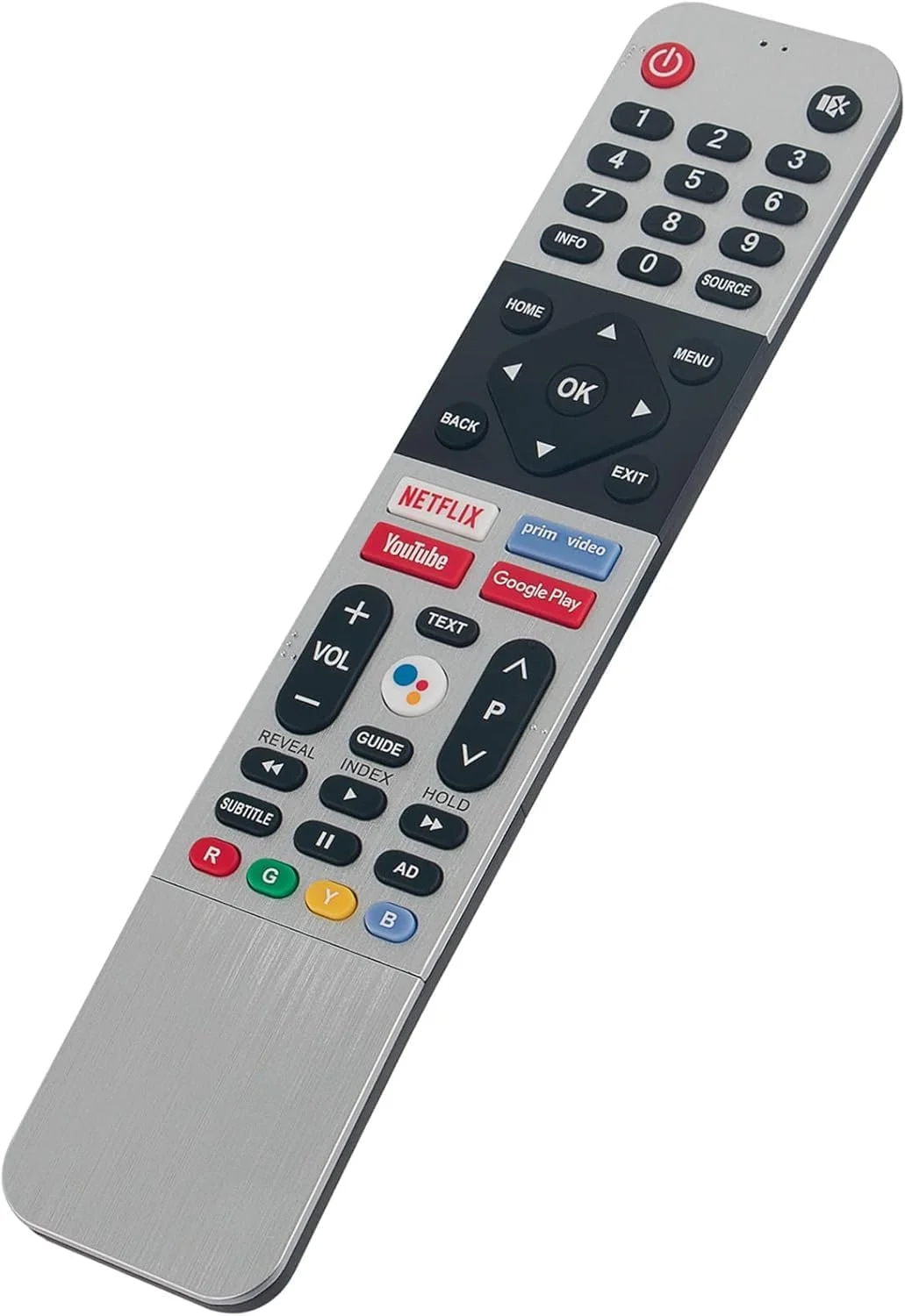 ریموت کنترل صوتی جایگزین برای تلویزیون هوشمند 4K اندروید Skyworth - سازگار با 65UC7500، 32E20200، 43UC7500، 50UC7500، 55UC7500، 50Q20200، 30TC6200، 40TC6200، 42TC6200، 75UC6200، XC9300، XC9000