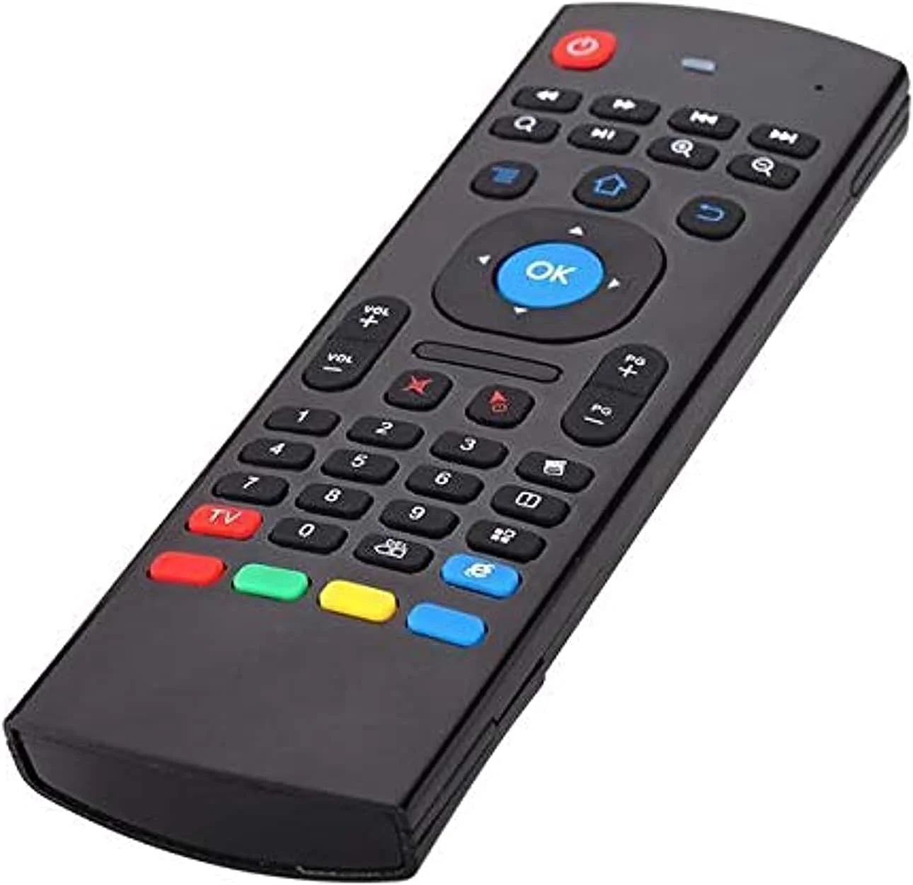 MX3 کنترل از راه دور بی سیم 2.4G قابل حمل، کیبورد، ماوس هوایی برای تلویزیون هوشمند، اندروید باکس، مینی کامپیوتر، HTPC