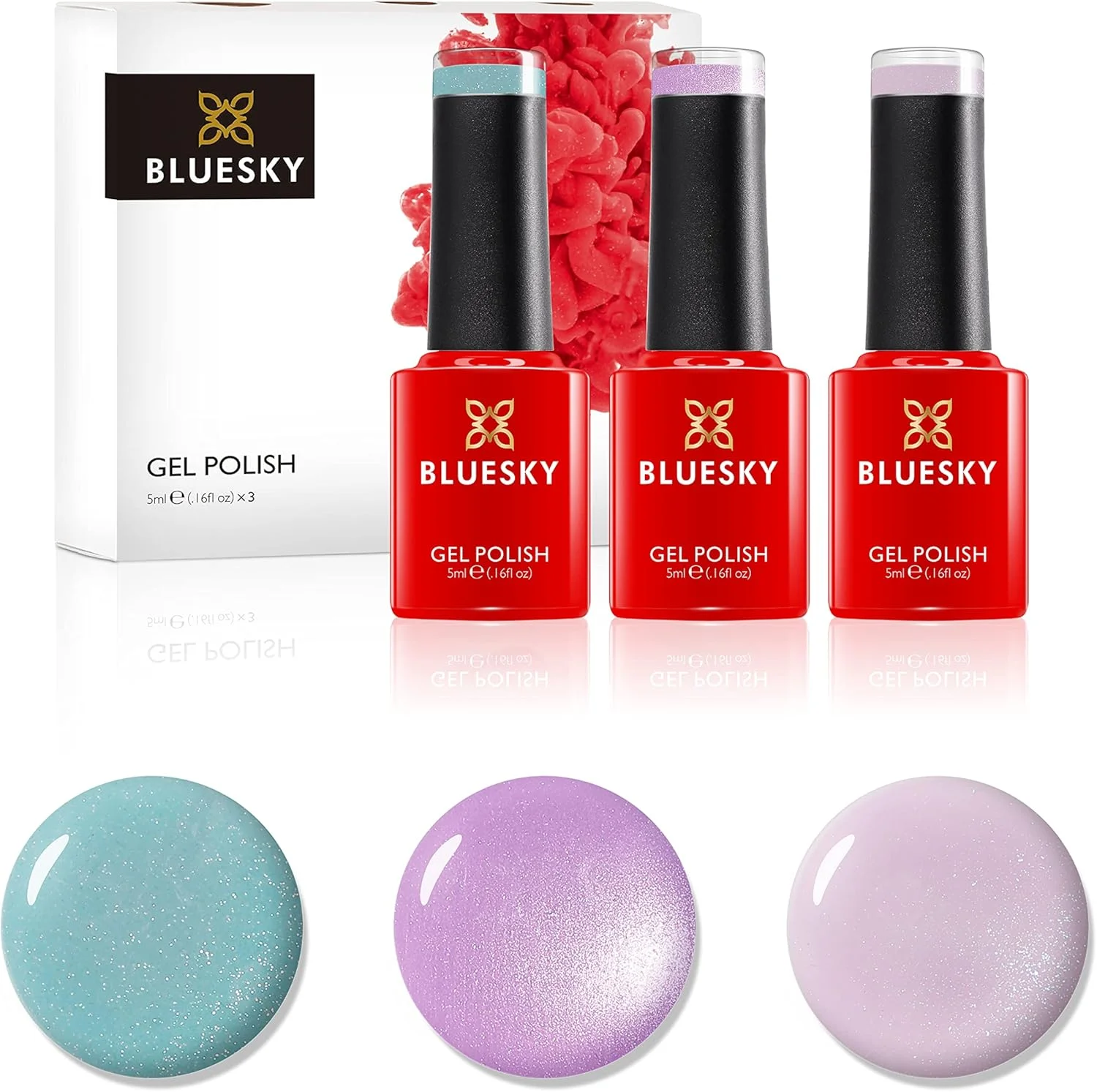 لاک ژل بلواسکای مدل Frozen Palace رنگ Strawberry Pink 3 عددی لاک ژل بلواسکای مدل Frozen Palace رنگ Strawberry Pink 3 عددی