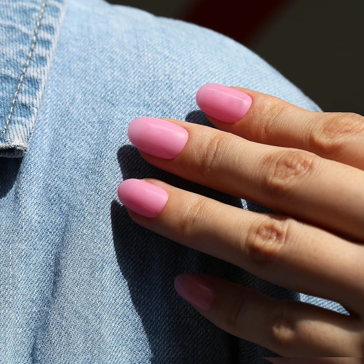 لاک ژل ناخن بلوزکی، رنگ پاستیلی گرد و غبار رنگین کمان 12، صورتی پاستیلی، صورتی بادوام، مقاوم در برابر لب پر شدن، 10 میلی لیتر (نیاز به خشک شدن زیر لامپ UV LED دارد)