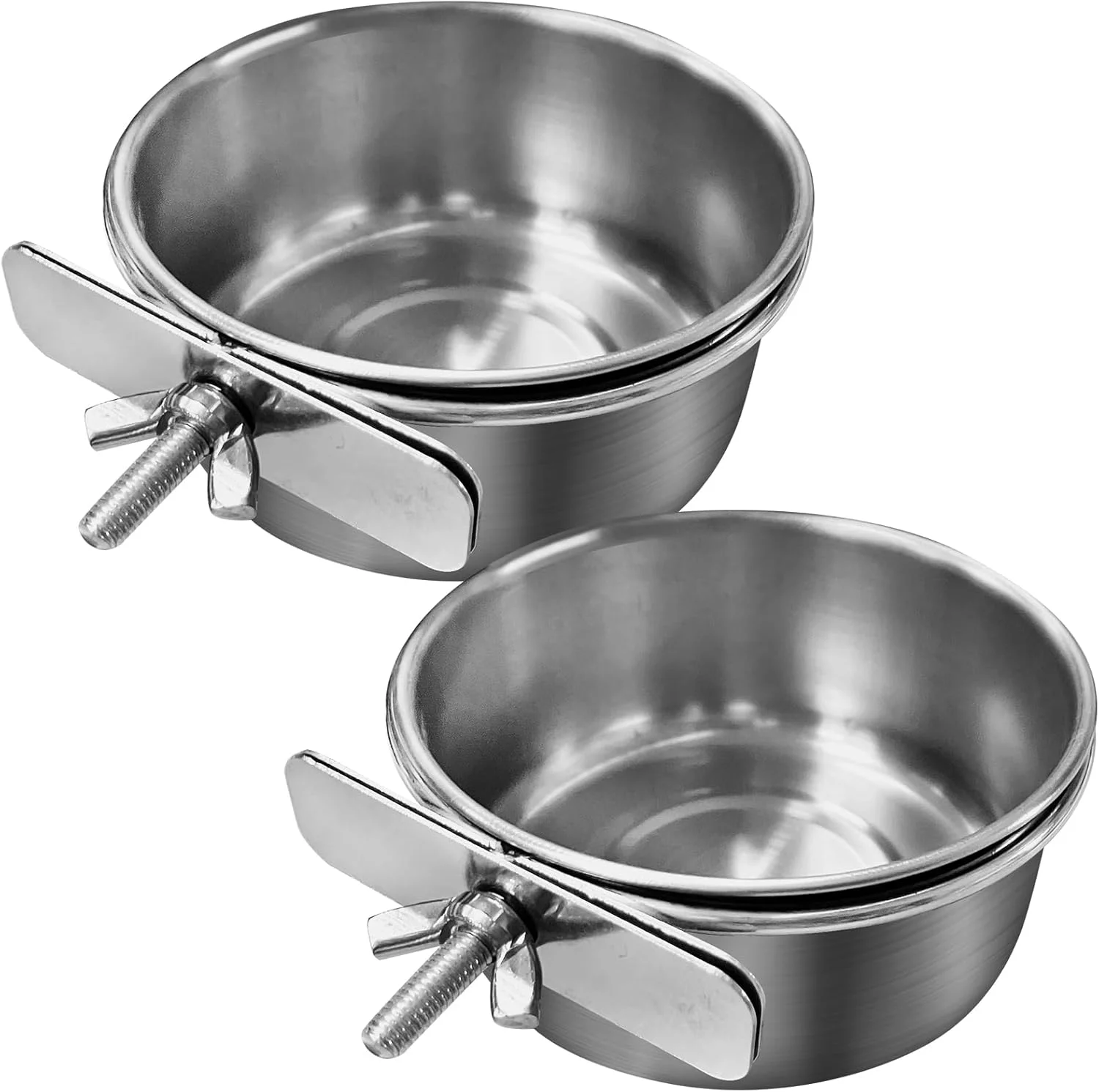 ظرف غذای پرنده Tfwadmx، کاسه غذای طوطی با گیره، 2 عدد کاسه آب قفس پرنده برای مرغ عشق، خاکستری آفریقایی، کانور، عروس هلندی، مرغ مینا، باجی، چینچیلا ظرف غذای پرنده Tfwadmx، کاسه غذای طوطی با گیره، 2 عدد کاسه آب قفس پرنده برای مرغ عشق، خاکستری آفریقایی، کانور، عروس هلندی، مرغ مینا، باجی، چینچیلا