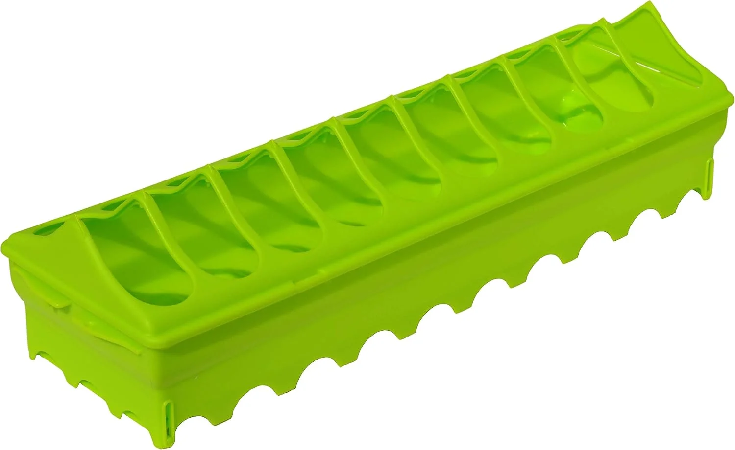 آبخوری ناودانی ضد نشستن سوپا برای مرغ، 50 سانتی متر، با پایه های قابل افزایش، مناسب برای طیور بزرگتر و پرندگان شکاری، ساخت انگلستان