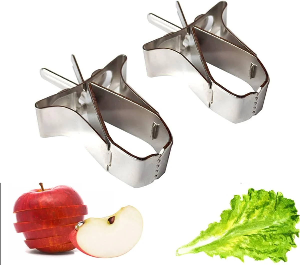 2 عدد نگهدارنده غذای پرنده گیره میوه طوطی استیل ضد زنگ گیره میوه سبزیجات برای لوازم جانبی قفس همستر طوطی مرغ عشق