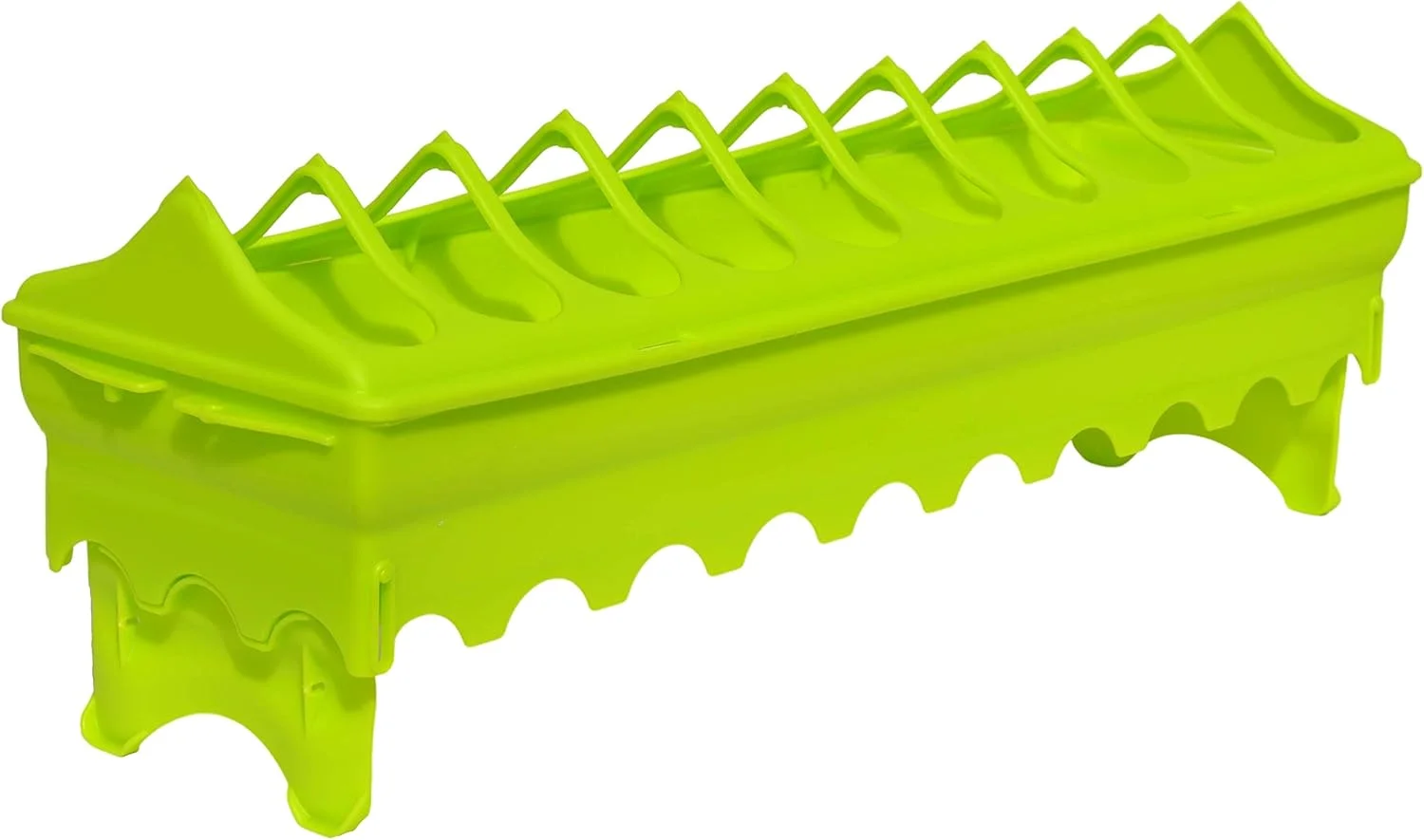 آبخوری ناودانی ضد نشستن سوپا برای مرغ، 50 سانتی متر، با پایه های قابل افزایش، مناسب برای طیور بزرگتر و پرندگان شکاری، ساخت انگلستان آبخوری ناودانی ضد نشستن سوپا برای مرغ، 50 سانتی متر، با پایه های قابل افزایش، مناسب برای طیور بزرگتر و پرندگان شکاری، ساخت انگلستان