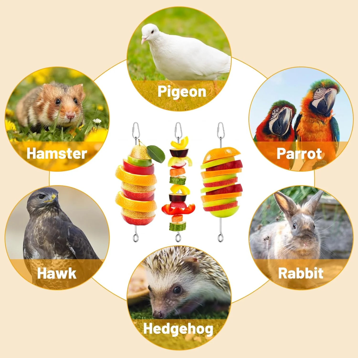 3 عدد نگهدارنده غذا قفس پرنده، سیخ غذا پرنده، استیل ضد زنگ، میوه طوطی، نگهدارنده چوب سبزیجات، قفس پرندگان، اسباب بازی تغذیه، میله آویزان، اسباب بازی جونده، تغذیه کننده آهسته برای مرغ عشق، باجریگار، ماکائو 3 عدد نگهدارنده غذا قفس پرنده، سیخ غذا پرنده، استیل ضد زنگ، میوه طوطی، نگهدارنده چوب سبزیجات، قفس پرندگان، اسباب بازی تغذیه، میله آویزان، اسباب بازی جونده، تغذیه کننده آهسته برای مرغ عشق، باجریگار، ماکائو