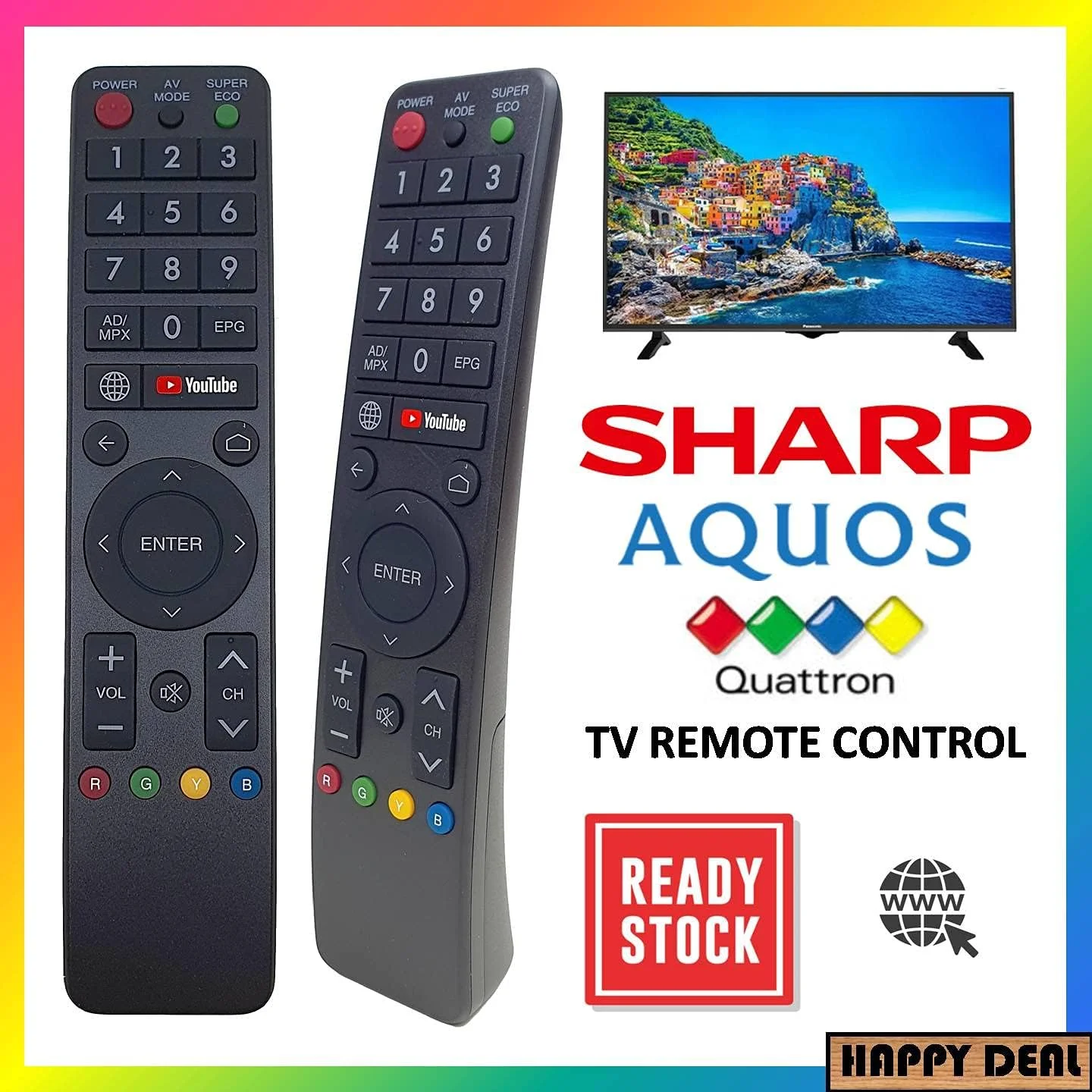 ریموت کنترل جایگزین نانو کلاسیک IR-289 سازگار با تلویزیون شارپ