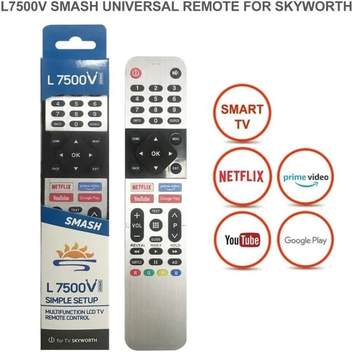 ریموت کنترل جایگزین Neo Classic L7500V سازگار با تلویزیون Skyworth
