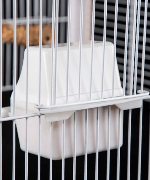 ظرف غذای پرنده ساهنیتیانا، ظرف غذای کوچک پرنده بدون ریخت و پاش، فنجان آویز قفس، ظرف غذا و آب پلاستیکی، ظرف غذای قفس پرنده، آویز جداشدنی طوطی