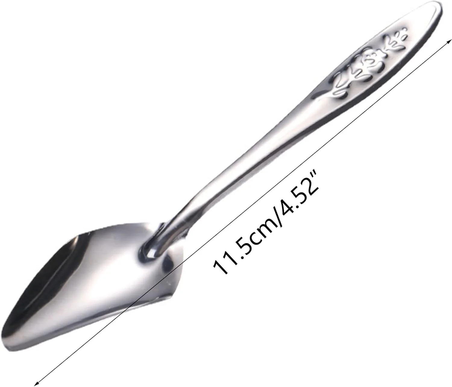 کیان ژنگ هوا 10 عدد قاشق غذاخوری استیل ضد زنگ برای تغذیه پرندگان، ابزار تغذیه دستی برای ماکائو، طوطی، مرغ عشق و پاراکیت