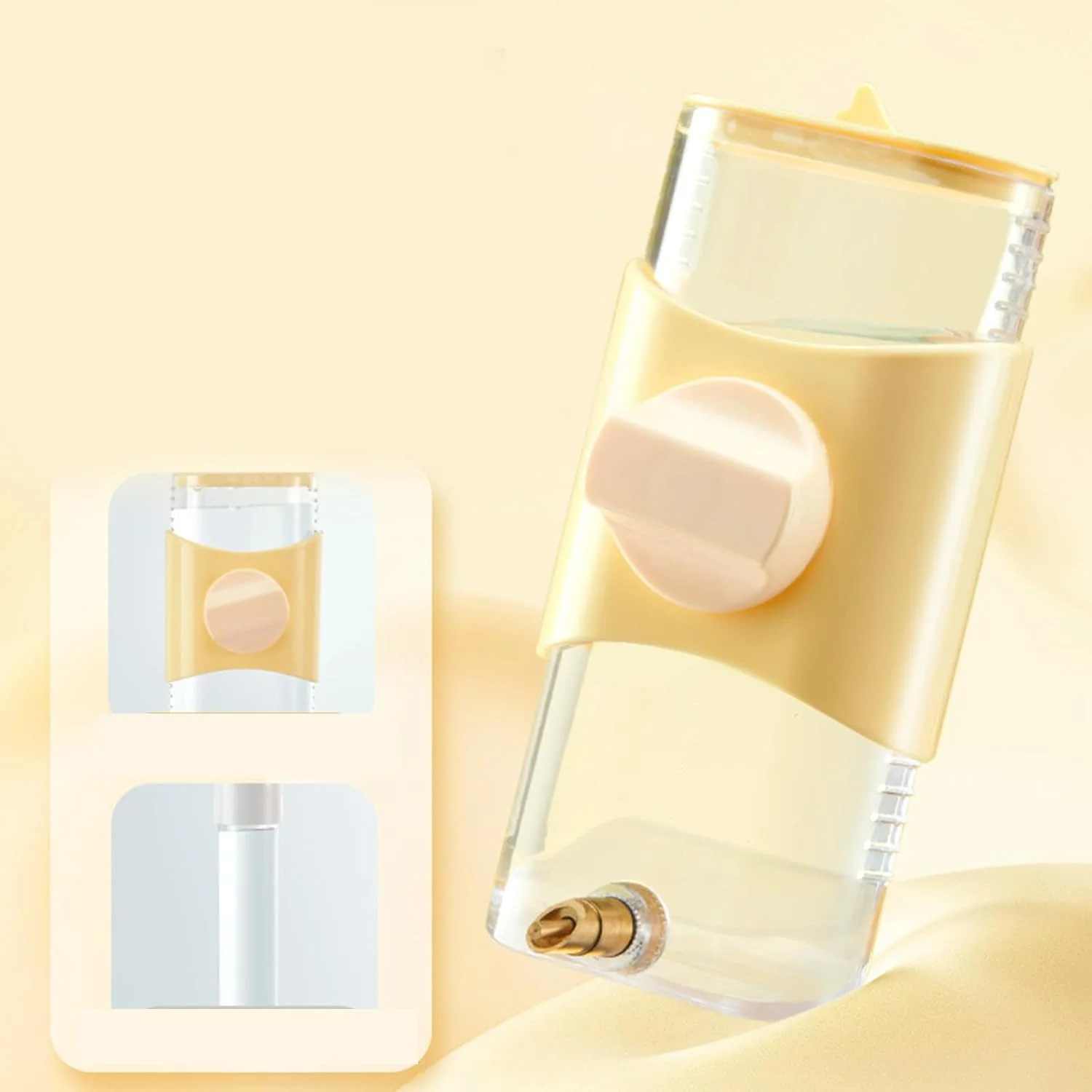 بطری آب پرنده 300 میلی لیتری، آبخوری قفسی آویز، مناسب برای طوطی و حیوانات خانگی کوچک