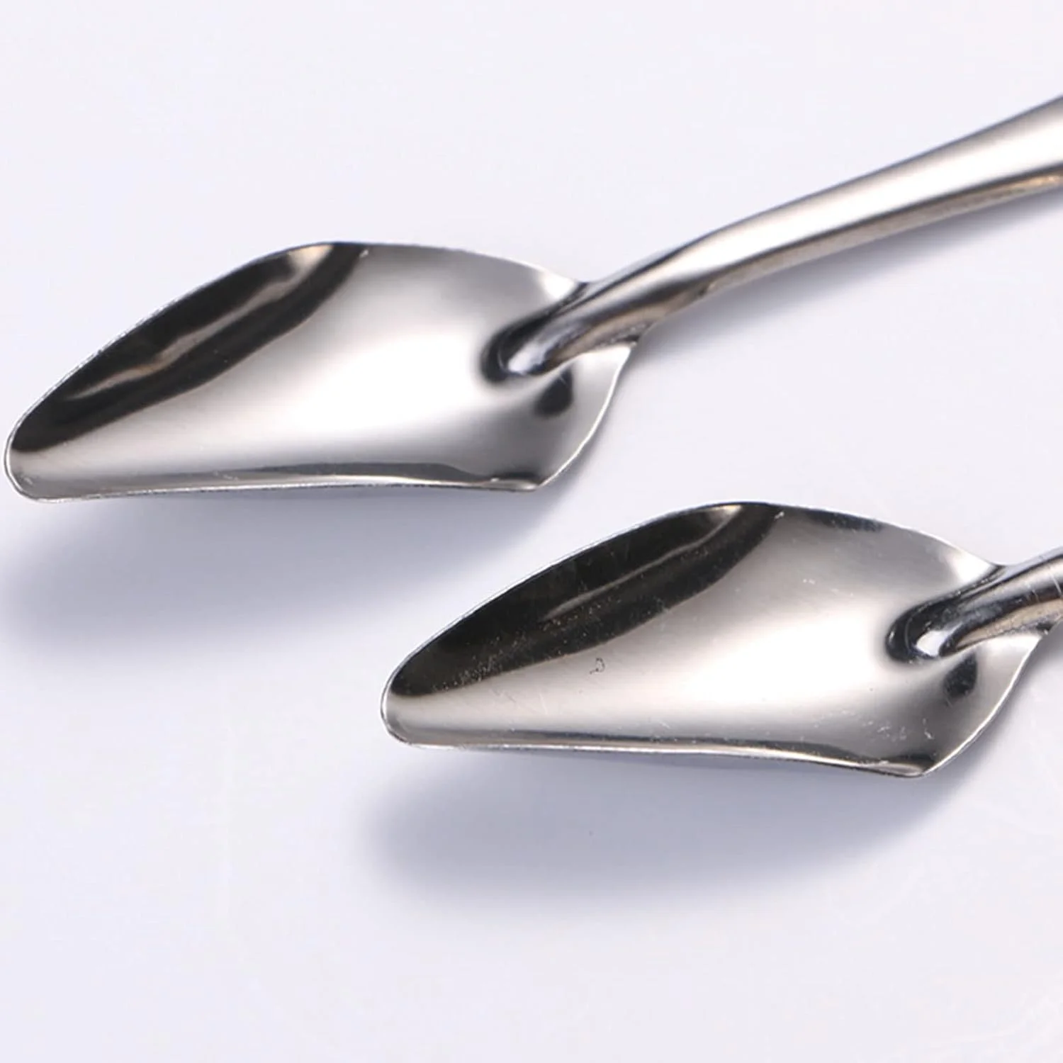 کیان ژنگ هوا 10 عدد قاشق غذاخوری استیل ضد زنگ برای تغذیه پرندگان، ابزار تغذیه دستی برای ماکائو، طوطی، مرغ عشق و پاراکیت