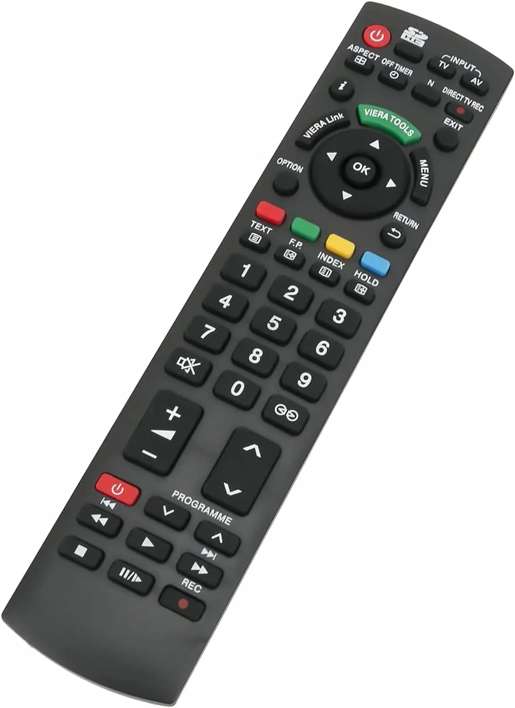 ریموت کنترل جایگزین Allimity N2QAYB000350 مناسب برای تلویزیون هوشمند پاناسونیک، کنترلر فرعی N2QAYB000352 N2QAYB000487 N2QAYB000572 EUR7628030 EUR7628010