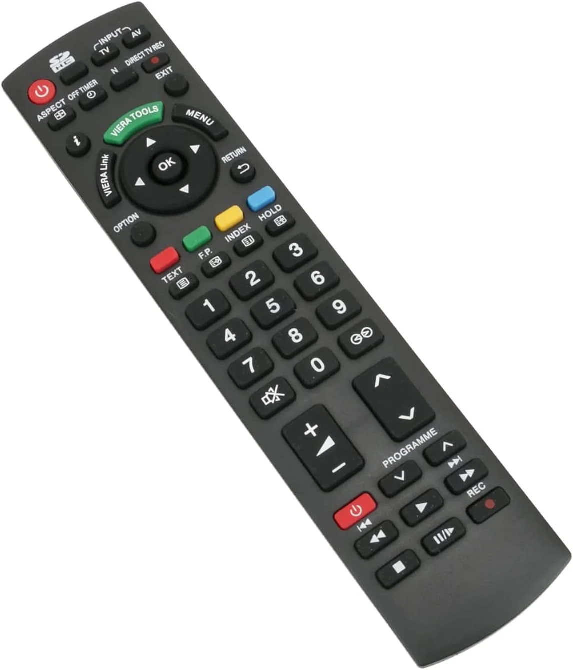 ریموت کنترل جایگزین Allimity N2QAYB000350 مناسب برای تلویزیون هوشمند پاناسونیک، کنترلر فرعی N2QAYB000352 N2QAYB000487 N2QAYB000572 EUR7628030 EUR7628010