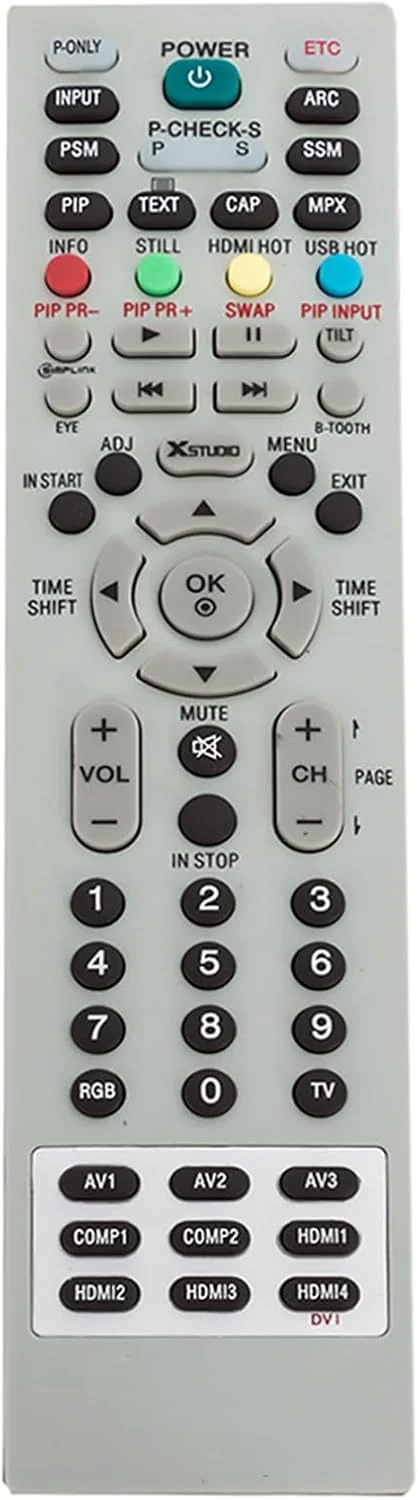 ریموت کنترل سرویس جایگزین فابریک SVC Remocon مدل MKJ39170828 مناسب برای تلویزیون های ال سی دی، ال ای دی و اولد LG، اولد C4 C3 C2 G3 CX55 C1 C8 C9 B6 OLEDC7P OLEDC8 CX A2 G1 50UN7300PUF OLED48CXPUB 55EG9100 DU27FB32C