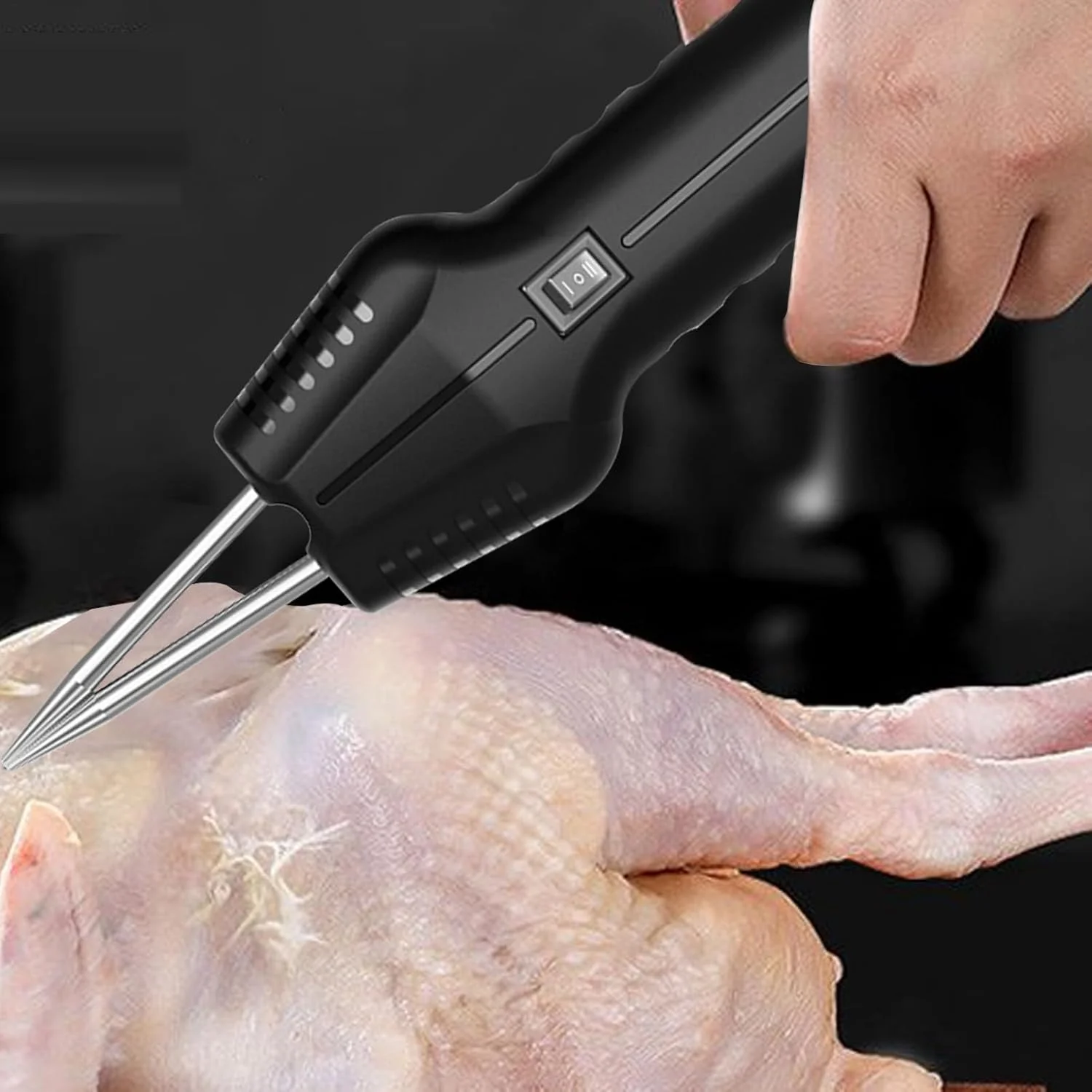 دستگاه پرکن پرتابل - دستگاه برقی پرکنی طیور دستی | ابزار برقی چرخشی پرسرعت برای کندن پر پرندگان، اردک، بوقلمون، سنجاب، مرغ