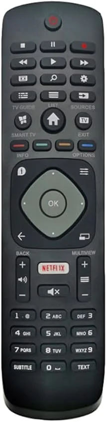 ریموت کنترل تلویزیون جایگزین LMZMYTX برای تلویزیون های هوشمند - سازگار با تلویزیون های فیلیپس