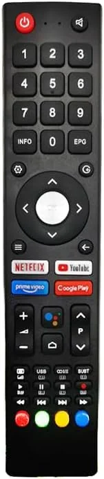 ریموت کنترل جایگزین LMZMYTX مدل GCBLTV02ADBBT برای تلویزیون های Saba Changhong ChiQ سازگار با مدل های SA32S67A9 L32H7A SA40S67A9 L43H7S SA43K67A9 U50H7A U55H7S U58H7S