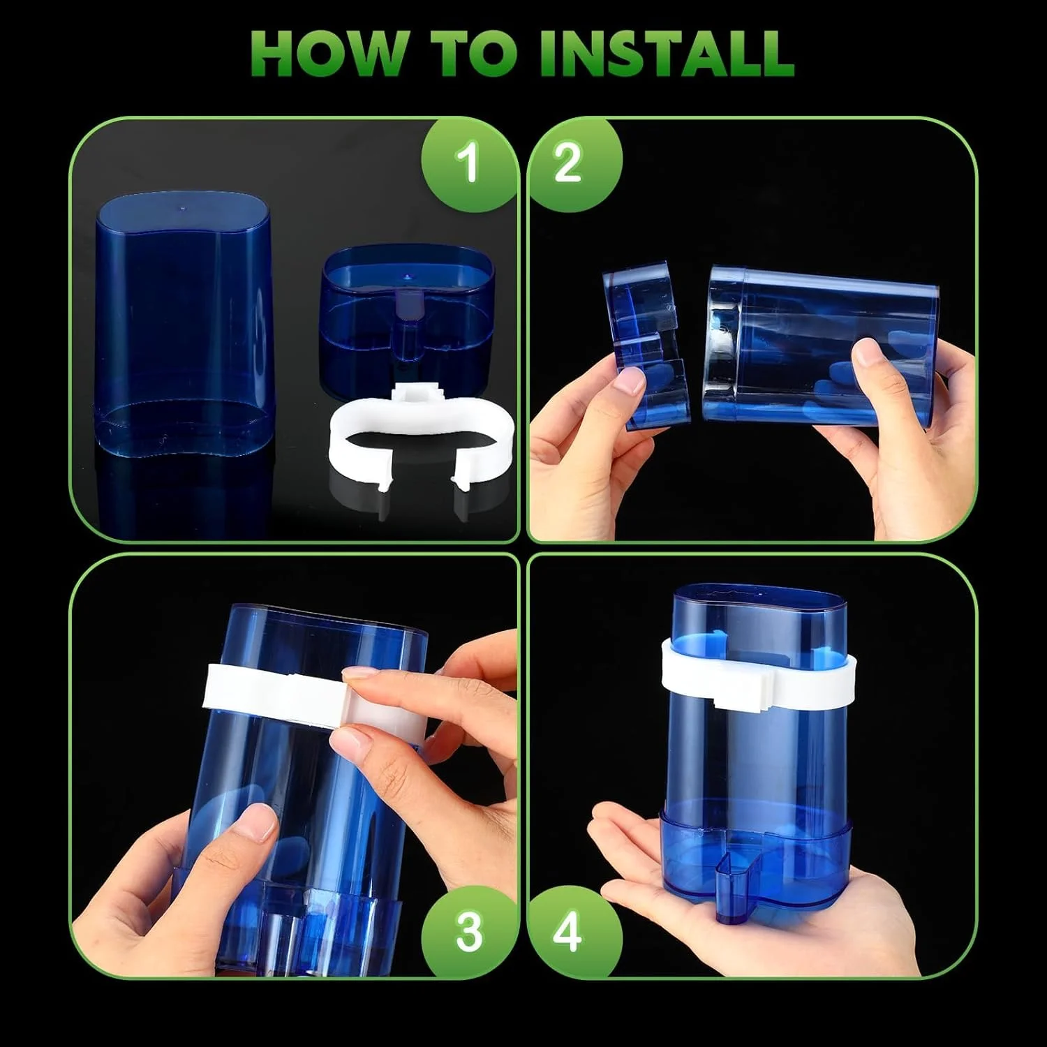 بسته 4 عددی ظرف غذای اتوماتیک بدون کثیفی و آبخوری پرندگان - لوازم جانبی قفس برای طوطی، عروس هلندی و قناری