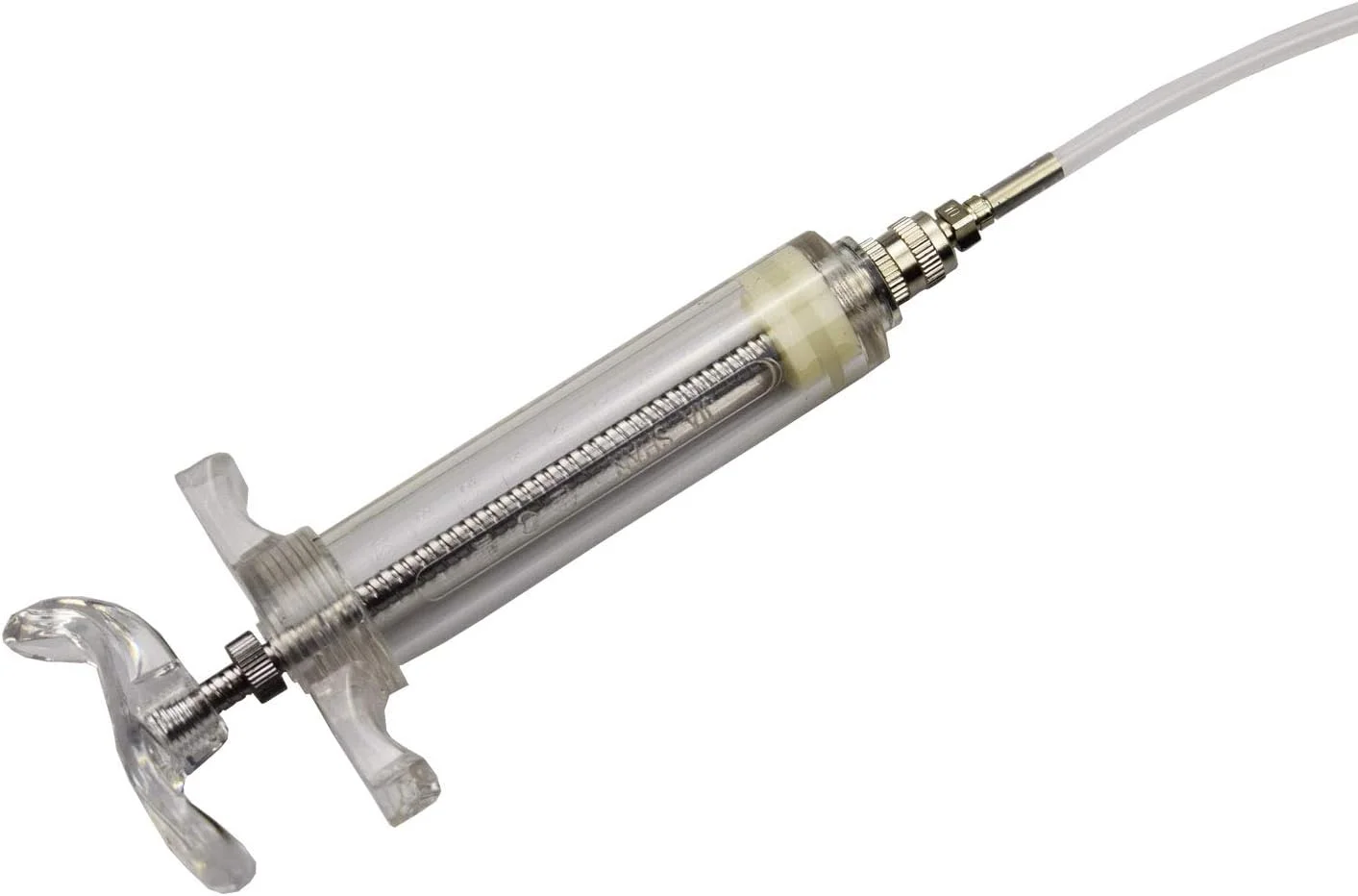 کیت سرنگ تغذیه پرندگان جوان قابل استفاده مجدد موتانار، ساخته شده از پلاستیک و پرسپکس، مناسب برای تغذیه شیر به پرندگان جوان یا خوراندن دارو به پرندگان بیمار (سرنگ 20 میلی لیتری + شلنگ 2+3+4 میلی متری)