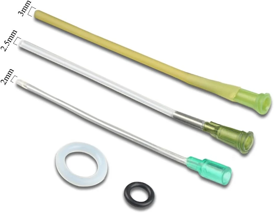 سرنگ تغذیه پرندگان جوان قابل استفاده مجدد LILYS PET، ساخته شده از پلاستیک و پرسپکس، برای تغذیه شیر به پرندگان جوان یا تغذیه دارو به پرندگان بیمار (20 میلی لیتر و شلنگ 2+2.5+3 میلی متر)