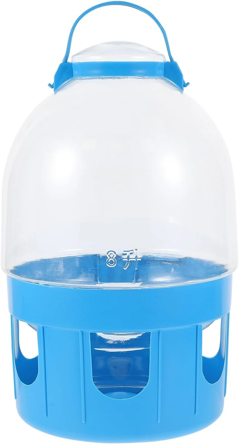 آبخوری کبوتر با ظرفیت بزرگ و طراحی آسان تمیز شونده، مناسب برای طوطی ها، قمری ها و سایر پرندگان