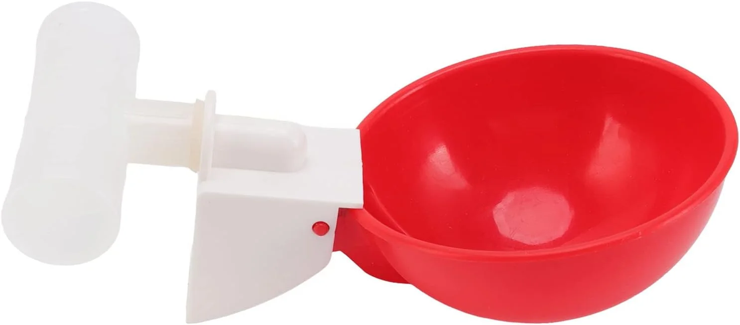 فافهیسی، 10 عدد فنجان نوشیدنی طیور، فنجان های اتوماتیک آبخوری مرغ PP، آبخوری مرغ برای اردک، پرنده، مرغ (G3/4)