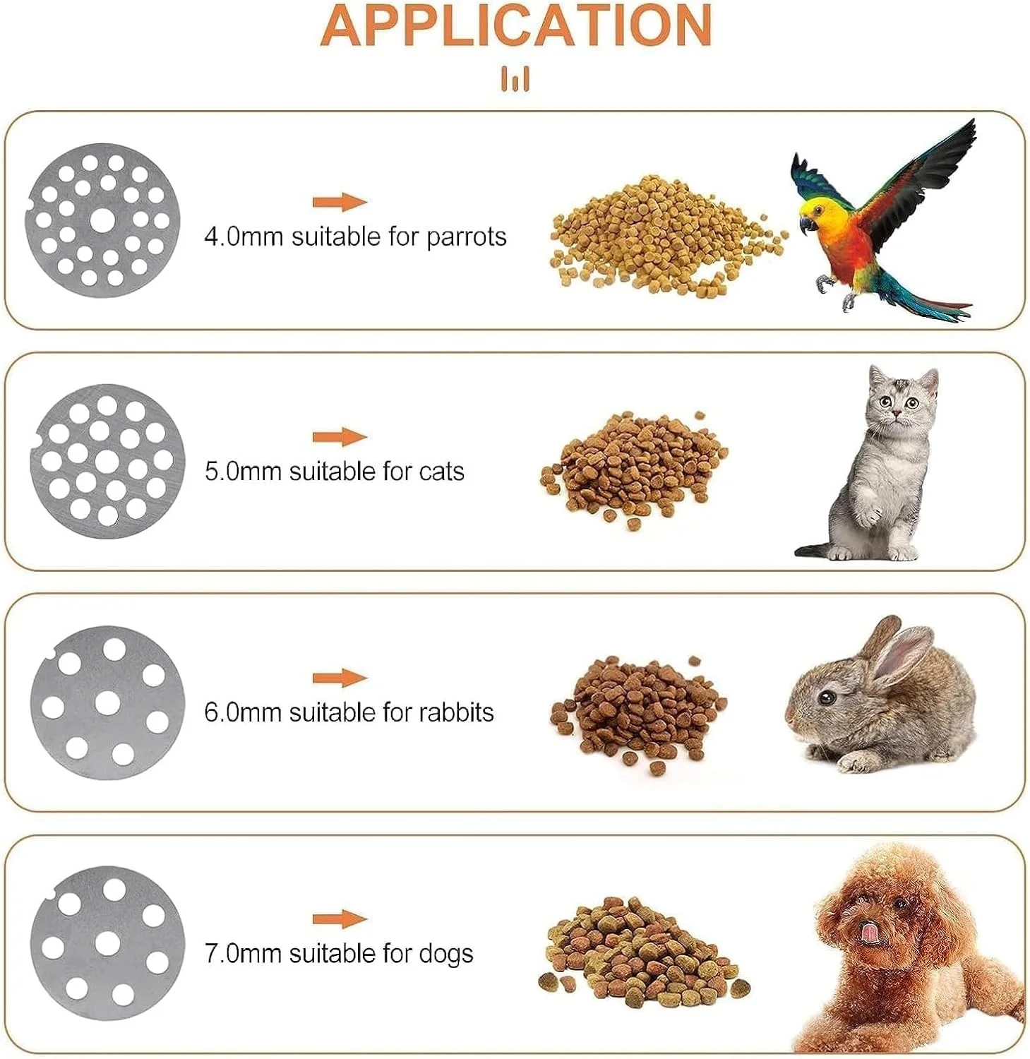 دستگاه برقی تولید غذای حیوانات خانگی، آسیاب پلت خانگی 220 ولت، دستگاه گرانولاتور خوراک پرندگان، ماهیگیری، غذای گربه، دستگاه پلت ساز برای خانه و مزرعه کوچک