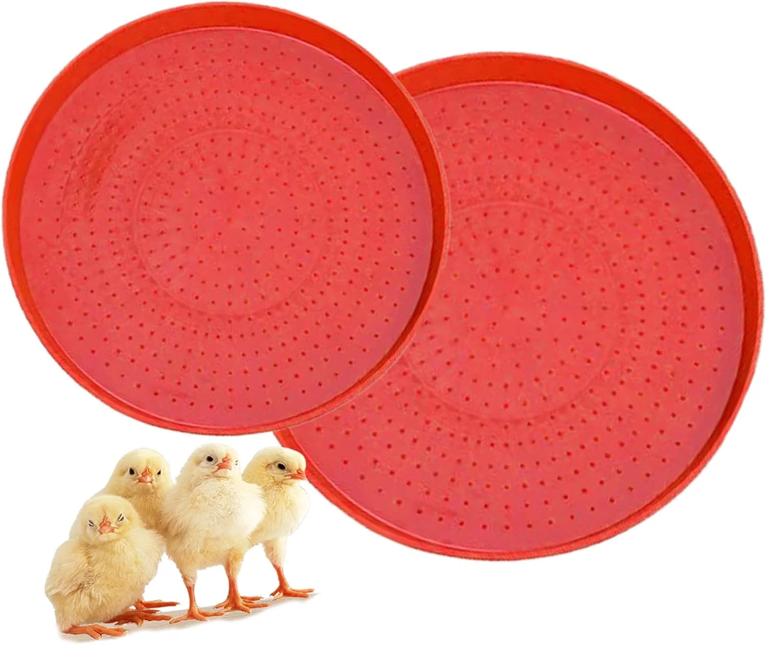 سینی خوراک طیور، ظرف غذای طیور، آبخوری ضد لغزش برای محوطه، قفس، باغ، حیاط خلوت، فضای باز، انبار، مزرعه، جوجه غاز، پرنده، مرغ، بلدرچین، کشاورز