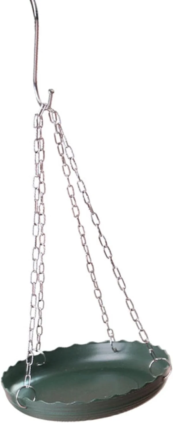 آبخوری و حمام دو منظوره پرندگان برای تزئین حیات خلوت، سینی آویز باغ، آبخوری مقاوم در برابر آب و هوا