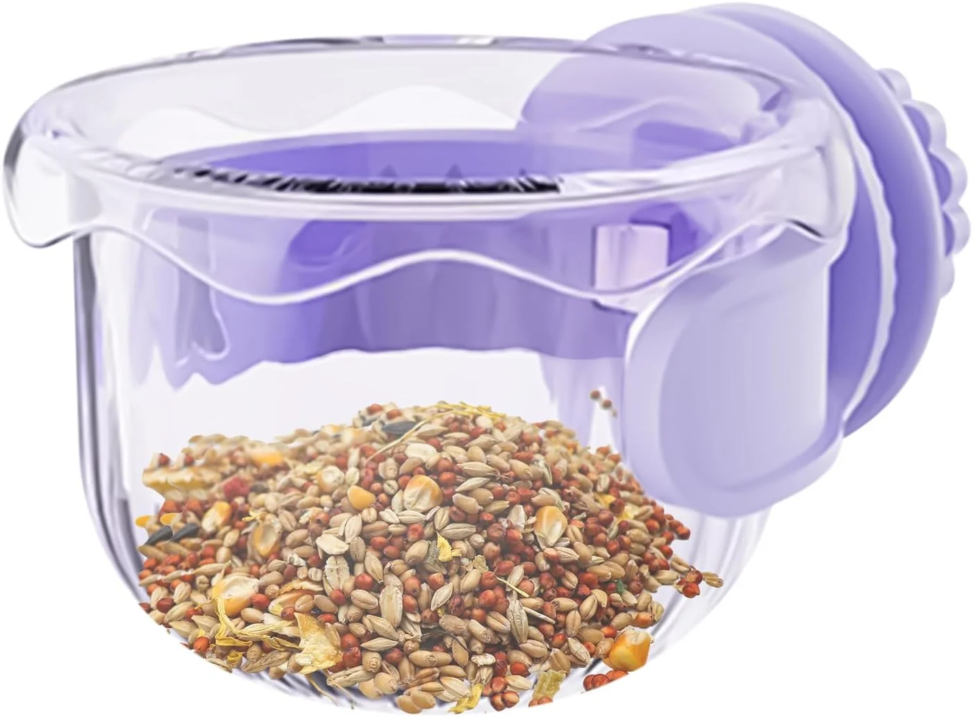 ظرف غذای پرنده | ظروف پرنده برای قفس، ظرف قابل حمل ضد ریزش برای تغذیه و آشامیدن طوطی، ماکائو، عروس هلندی، مناسب فضای باز، باغ، و قفس حمل