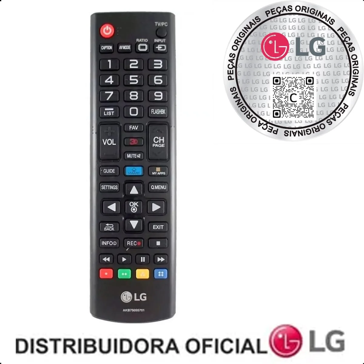 کنترل از راه دور تلویزیون ال جی - AKB75055701 کنترل از راه دور تلویزیون ال جی - AKB75055701
