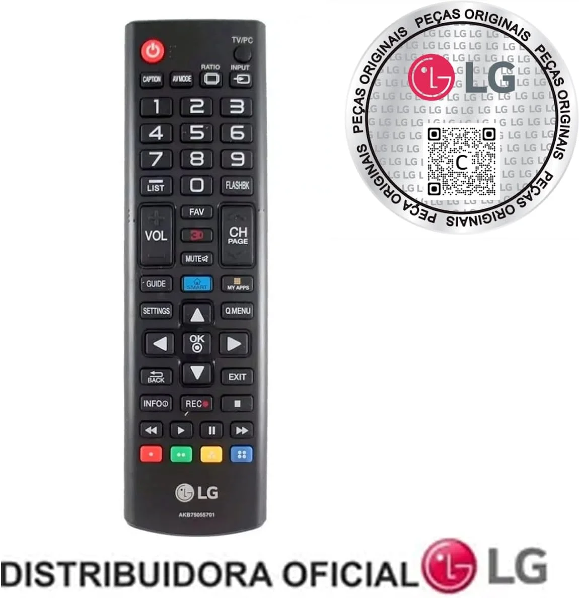 کنترل از راه دور تلویزیون ال جی - AKB75055701 کنترل از راه دور تلویزیون ال جی - AKB75055701