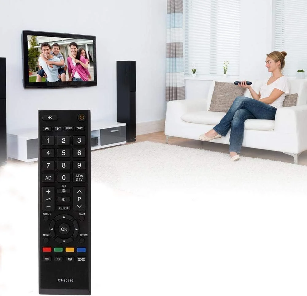 ریموت کنترل جایگزین LFYSJTX مدل CT-90326 برای تلویزیون توشیبا سازگار با ریموت کنترل