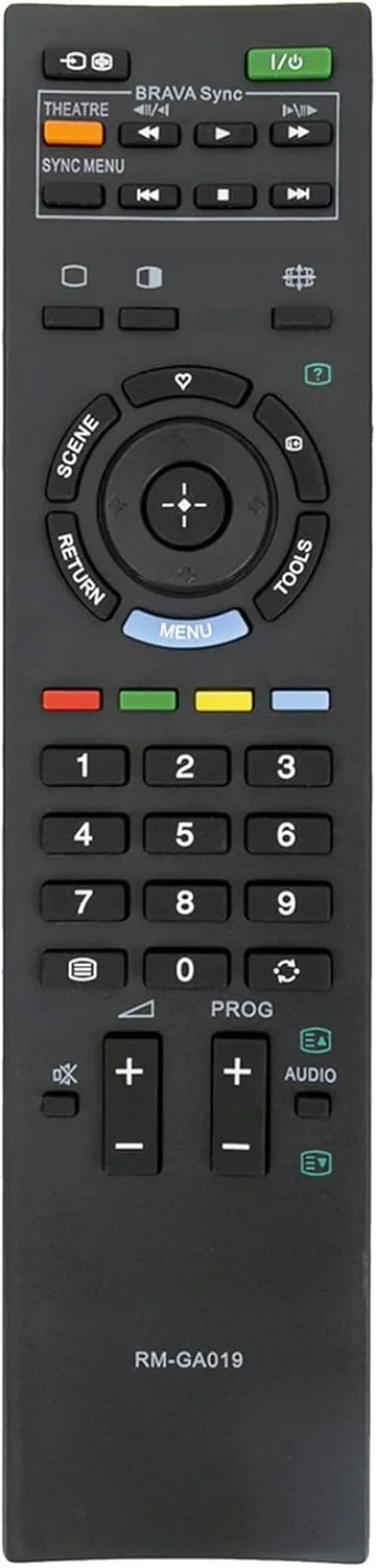 ریموت کنترل RM-GA019 مناسب برای تلویزیون ال سی دی سونی مدل های KLV-22BX300 KLV-40BX400 KLV-40BX401 KLV-32BX300 KLV-32BX301 KLV-26BX300 KLV-26BX301 KLV-22BX301 KLV-32EX400 KLV-55EX500 KLV-46EX500 KLV-46EX400 KLV-40EX600